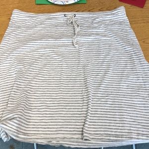 Grey strip Skirt